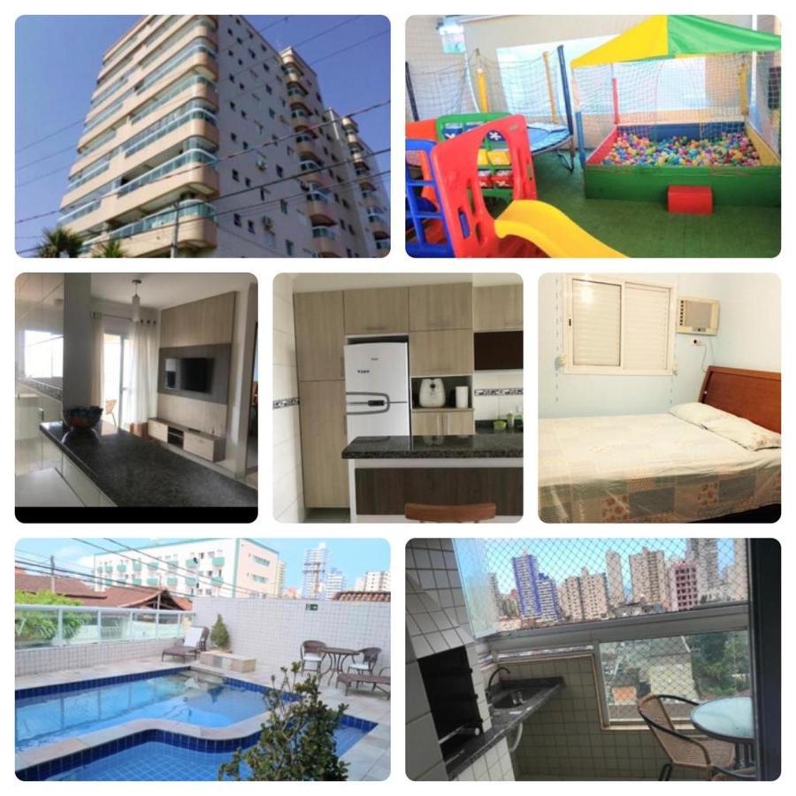 Apto Com Piscina E Churrasqueira Praia Grande  Exterior photo